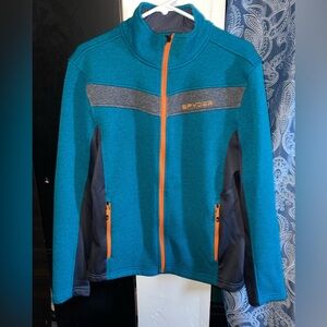 Spyder Mens Encore Full Zip Sweater Size Medium